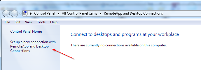 2018-07-10 09_45_01-Control Panel_All Control Panel Items_RemoteApp and Desktop Connections